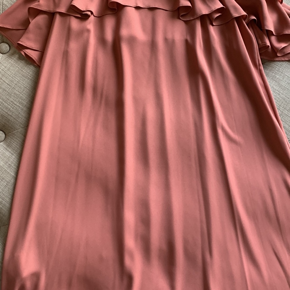 BCBGMaxAzria Pink Ruffle Mini Dress - Picture 9 of 16